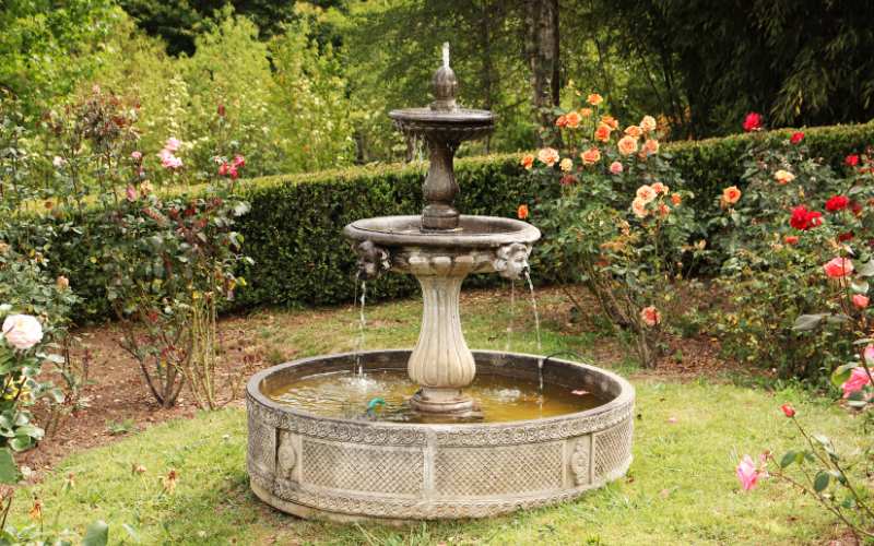 central water fountain for garden